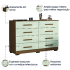 Cômoda 8 Gavetas Évora Aramóveis