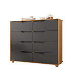 Cômoda 8 Gavetas Flex Doble Albatroz