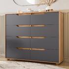 Cômoda 8 Gavetas Flex Doble Albatroz