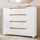 Cômoda 8 Gavetas Flex Doble Albatroz