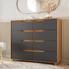 Cômoda 8 Gavetas Flex Doble - Móveis Albatroz - Nature/titani