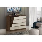 Cômoda 8 Gavetas Gaya Novo Horizonte Cacau Fendi