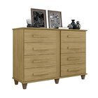 Cômoda 8 Gavetas Georgia Cinamomo