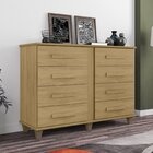 Cômoda 8 Gavetas Georgia Cinamomo