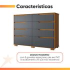 Cômoda 8 Gavetas Georgia Moval