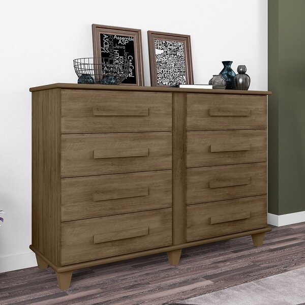 Cômoda 8 Gavetas Georgia Rv Móveis Freijó