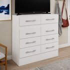 Cômoda 8 Gavetas Imperatriz Branco