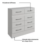 Cômoda 8 Gavetas Imperatriz Branco