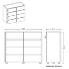 Cômoda 8 Gavetas Infinite Albatroz