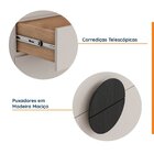 Cômoda 8 Gavetas Joy Cabecasa Madeiraoriginals Cinza