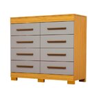 Cômoda 8 Gavetas Lantana Espresso Móveis Nature/grafite