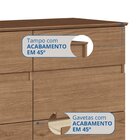 Cômoda 8 Gavetas Lara 108cm X 97cm 45,3cm Macadâmia