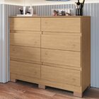 Cômoda 8 Gavetas Lara 108cm X 97cm X 45,3cm Angelin