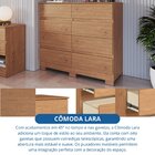 Cômoda 8 Gavetas Lara 108cm X 97cm X 45,3cm Cedro