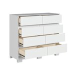 Cômoda 8 Gavetas Lara 108cm X 97cm X 45,5cm Branco