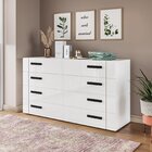 Cômoda 8 Gavetas Lisboa  Branco