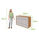 Cômoda 8 Gavetas Loop Ii Lopas