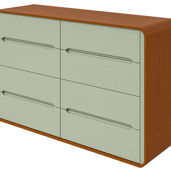 Comoda 8 Gavetas Loop - Lopas Frassino-salvia