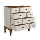 Cômoda 8 Gavetas Off White