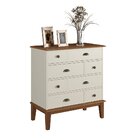 Cômoda 8 Gavetas Off White