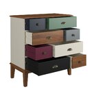 Cômoda 8 Gavetas Off White Color