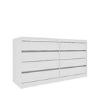 Cômoda 8 Gavetas Orgânica 100% Mdf 158cm Luna Espresso Móveis