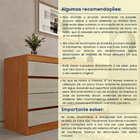 Cômoda 8 Gavetas Orgânica 100% Mdf 158cm Luna Espresso Móveis
