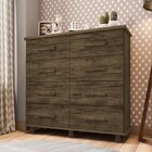 Cômoda 8 Gavetas Paris Móveis Lanza Jacarandá