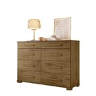 Cômoda 8 Gavetas Samambaia Incabrás Cedro