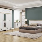 Cômoda 8 Gavetas Topazio  Branco/freijo