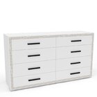 Cômoda 8 Gavetas Valência  Branco