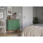 Cômoda 8 Gavetas Verde