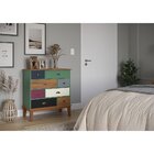 Cômoda 8 Gavetas Verde Color