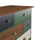 Cômoda 8 Gavetas Verde Color