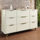 Cômoda 9 Gavetas - Olimpia-off White- Móveis Europa