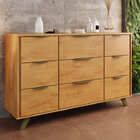 Cômoda 9 Gavetas - Olimpia-peroba - Móveis Europa