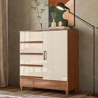 Comoda  1 Porta Com 4 Gavetas Com Pés Santos Andira Jequitiba