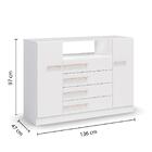 Cômoda Acorus 2 Pt 4 Gv Branca