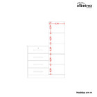 Cômoda Albatroz Belize Plus 1 Porta 4 Gaveta