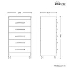 Cômoda Albatroz Esmeralda 5 Gavetas