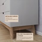 Cômoda Alice 5 Gavetas Em 100% Mdf 95x81x40 Cm Yescasa Branco