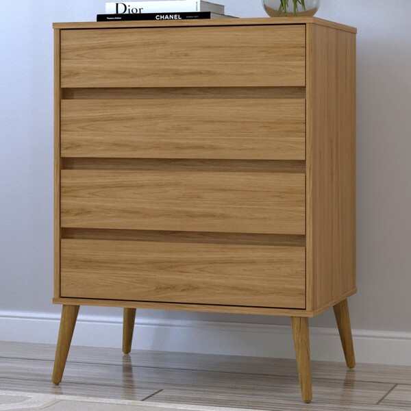 Cômoda Alpani 4 Gavetas Camaru - Pnr Móveis