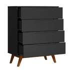 Cômoda Alpi 4 Gv Preta