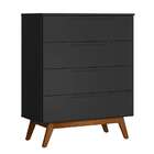 Cômoda Alpi 4 Gv Preta