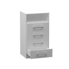 Cômoda Alta 4 Gavetas Branco