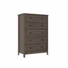 Cômoda Alta Ditália 5 Gavetas Dm-229 Slate Grey