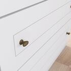 Cômoda Americano 01 Porta 04 Gavetas Branco Henn