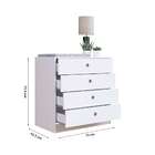 Cômoda Amore 4 Gv Branca