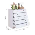 Cômoda Amore 5 Gv Branca