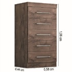 Cômoda Andressa – Chocolate